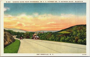 Swannanoa US Highway No.70 Black Mountain Asheville Nort Carolina Linen C118