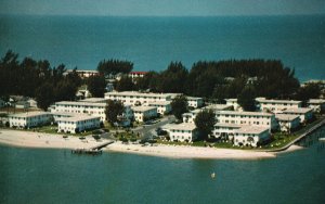 Beautiful Yacht Basin Apartments West Coast Clearwater Beach FL Vintage Postcard