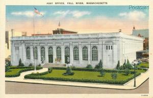 MA, Fall River, Massachusetts, Post Office, American Art No. E-6846