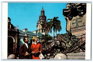 Ecuador Postcard Panagra Square in Quito Panagra Airways Sky Card c1950's