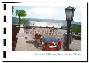 Postcard Modern American Falls from Oakes Garden Theater