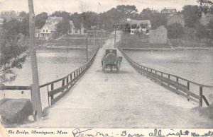 Annisquam Massachusetts The Bridge Vintage Postcard AA28771