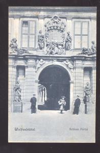 WELFENBUTTEL SCHLOSS PORTAL GERMANY ANTIQUE VINTAGE POSTCARD