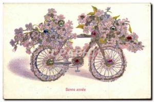 Old Postcard Fancy Good years (velo bicycle)