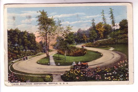 Frink Boulevard Serpentine, Seattle, Washington,  Used 1923