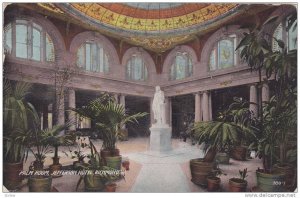 Interior, Palm Room, Jefferson Hotel, Richmond, Virginia, PU-1912