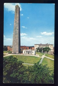 Charlestown, Massachusetts/MA Postcard, Historic Bunker Hill Monument, Obelisk