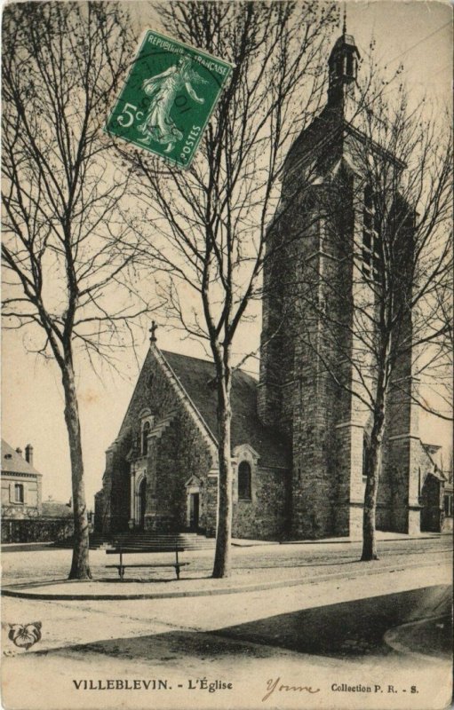 CPA VILLEBLEVIN - l'Église (124674)
