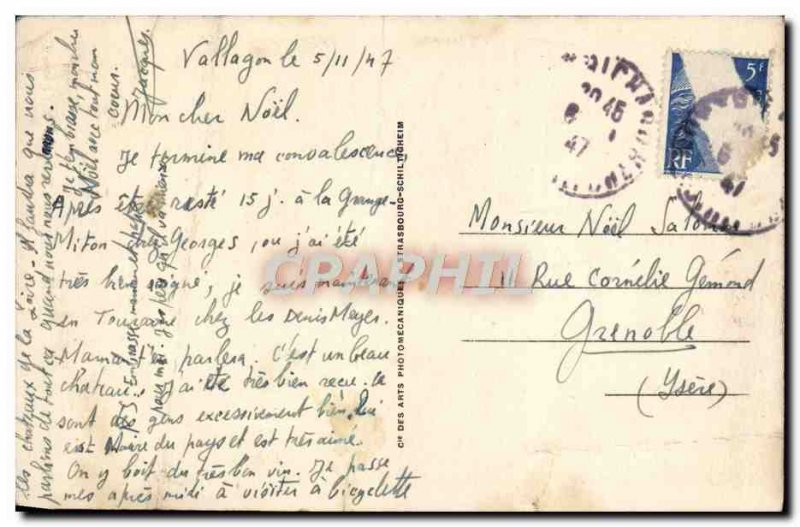 Old Postcard Amboise Interior of the Castle Chapel