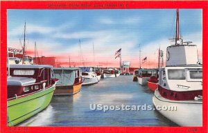 Greenport Yacht Basin - New York NY Postcard