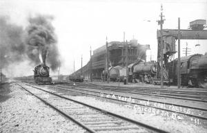 Chicago Junction Illinois Yards And Coal Chutes Real Photo Postcard K81446