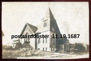 h213 - NEW WESTMINSTER BC 1920s 6th Avenue Methodist Church. Real Photo Postcard