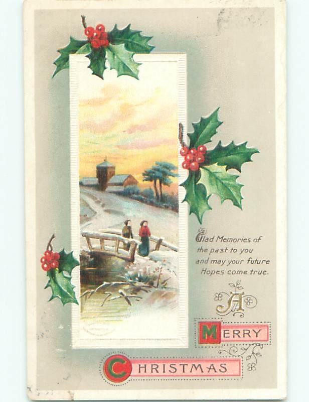 Divided-Back CHRISTMAS SCENE Great Postcard AA0199