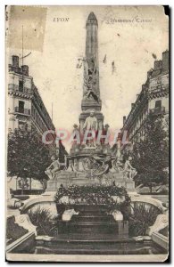 Old Postcard Lyon Monument Carnot