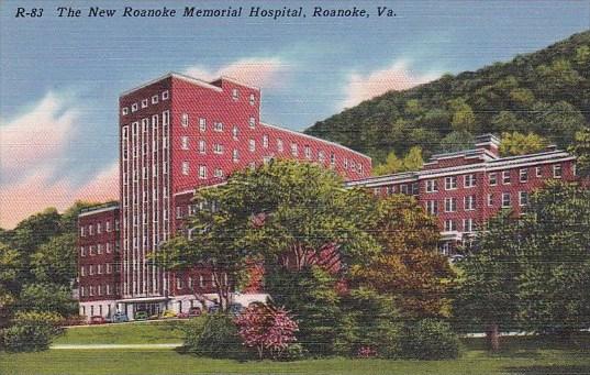 The New Roanoke Memorial Hospitol Roanoke Virginia