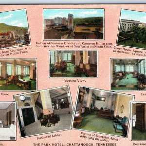 c1910s Chattanooga, TN Park Hotel Multi View Collage Interior Room Downtown A275