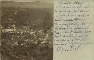 brazil, OURO PRETO, Minas Gerais, Panorama (1904) RPPC Postcard