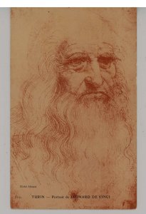 Portrait de Leonard De Vinci Self portrait by Leonardo Da Vinci