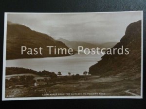 c1920's RPPC - Loch Maree from the Gairloch to Poolewe Road