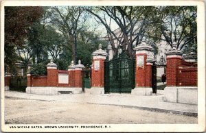 Rhode Island Providence Brown University Van Wickle Gates