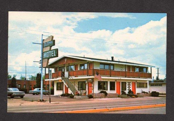 MT Peterson's Motel KALISPELL MONTANA Postcard PC