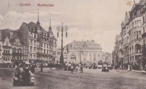 Warendorf In Westfalen Marktplatz Bonn Germany Vintage Real Photo Postcard