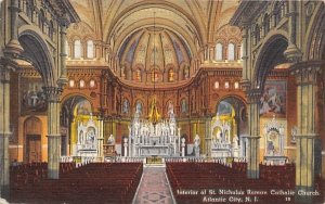 Interior of St. Nicholas Roman Catholic Church Atlantic City, New Jersey  