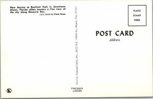 Postcard BOAT SCENE Miami Florida FL AK3749