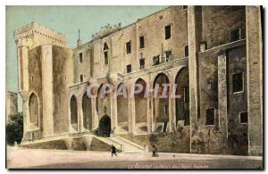 Postcard Old Avignon the Papal Palace fa?ade