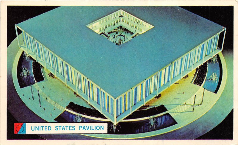 New York World's Fair 1964 Exposition Postcard United State Pavilion