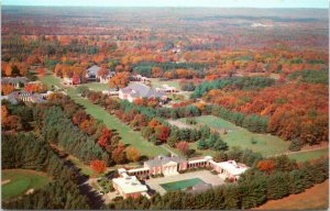 Postcard NY - Saratoga Spa State Reservation aerial view