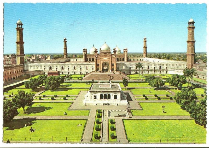 Shahi Mosque, Lahore, West Pakistan, unused Postcard