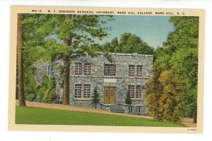 NC - Mars Hill. Mars Hill College, W. F. Robinson Memorial Infirmary