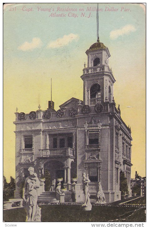 Capt. Young's Residence on Million Dollar Pier,  Atlantic City,  New Jersey, ...