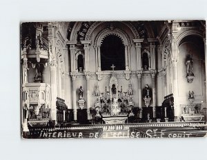 Postcard Interieur De L'Eglise St. Esprit, Paris, France