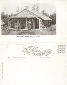 TIN POND CUBA POST OFFICE ANTIQUE POSTCARD