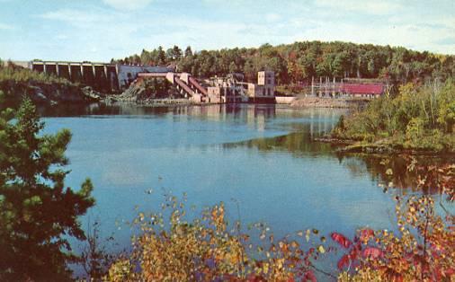 MI - Iron Mountain, Quinnesec Falls Hydro-Electric Plant