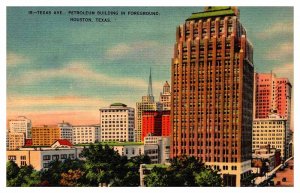 Postcard BUILDING SCENE Houston Texas TX AS6018