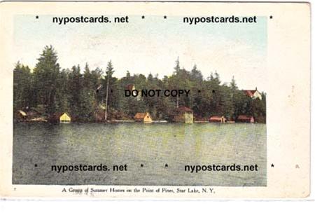 Summer Homes, Point of Pines, Star Lake NY