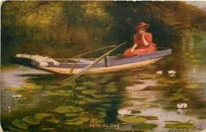 Woman in Canoe, Alone, Kenyon