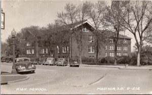 RPPC High School, Madison SD Vintage Postcard V73