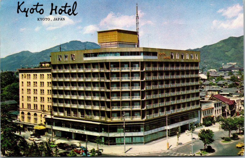 Vintage Kyoto Hotel Kyoto Japan Postcard