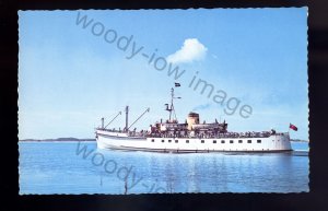 f2507 - Scilly Isles Ferry - Scillonian at St.Marys - built 1956 - postcard