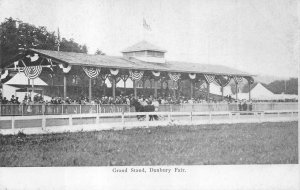 GRAND STAND DANBURY FAIR CONNECTICUT POSTCARD (c. 1910)