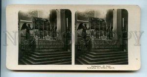 492781 1906 year Croatia Dalmatia Zara church interior Vintage STEREO PHOTO