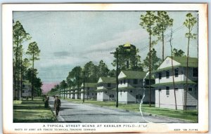 c1910s Biloxi MS Kessler Field Air Force Base Street Postcard Training Army A117