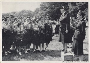 Wiltshire Girl Guides Brownies Leader 1965 Postcard Please Read