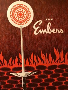 Vintage 60s THE EMBERS Restaurant Menu Indianapolis IN Indiana N. Meridian St