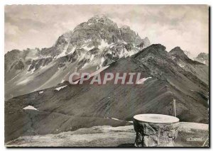 Postcard Modern Col du Galibier Hautes Alpes Panoramic Table Rock and the Gra...