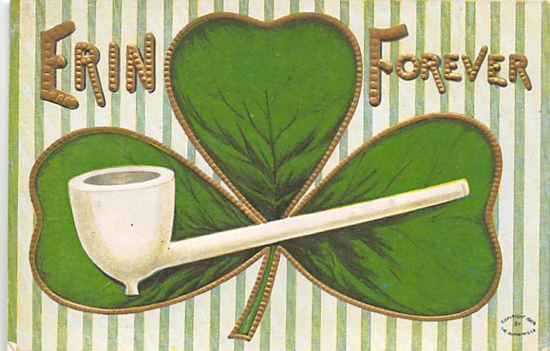 Erin Forever St. Patrick's Day Postcard Unused